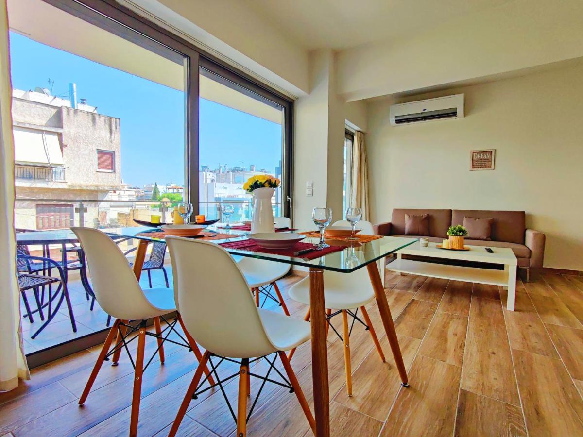 Wsd Luxury Bright 2Bd Apt With Sea View Balcony أثينا المظهر الخارجي الصورة