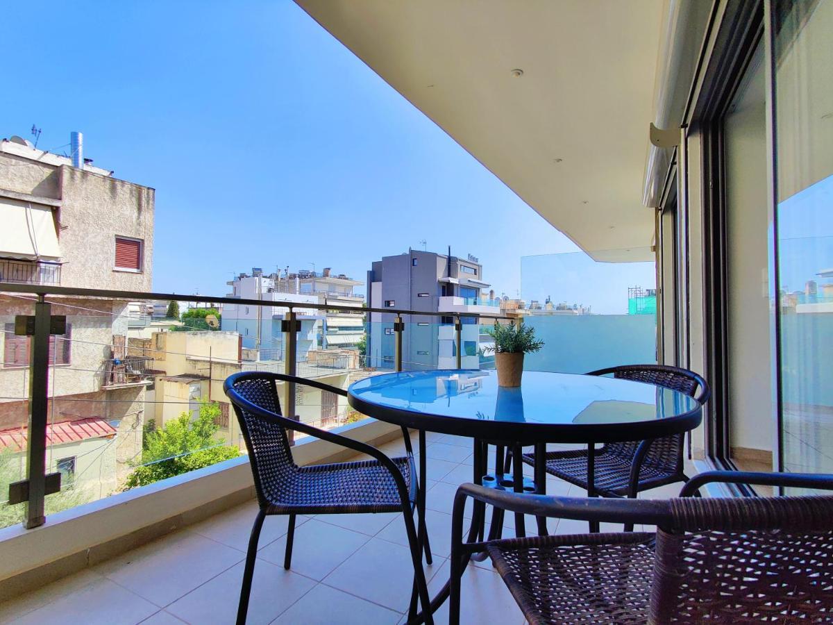 Wsd Luxury Bright 2Bd Apt With Sea View Balcony أثينا المظهر الخارجي الصورة