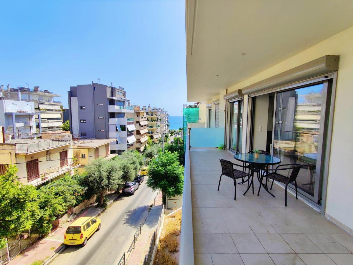 Wsd Luxury Bright 2Bd Apt With Sea View Balcony أثينا المظهر الخارجي الصورة